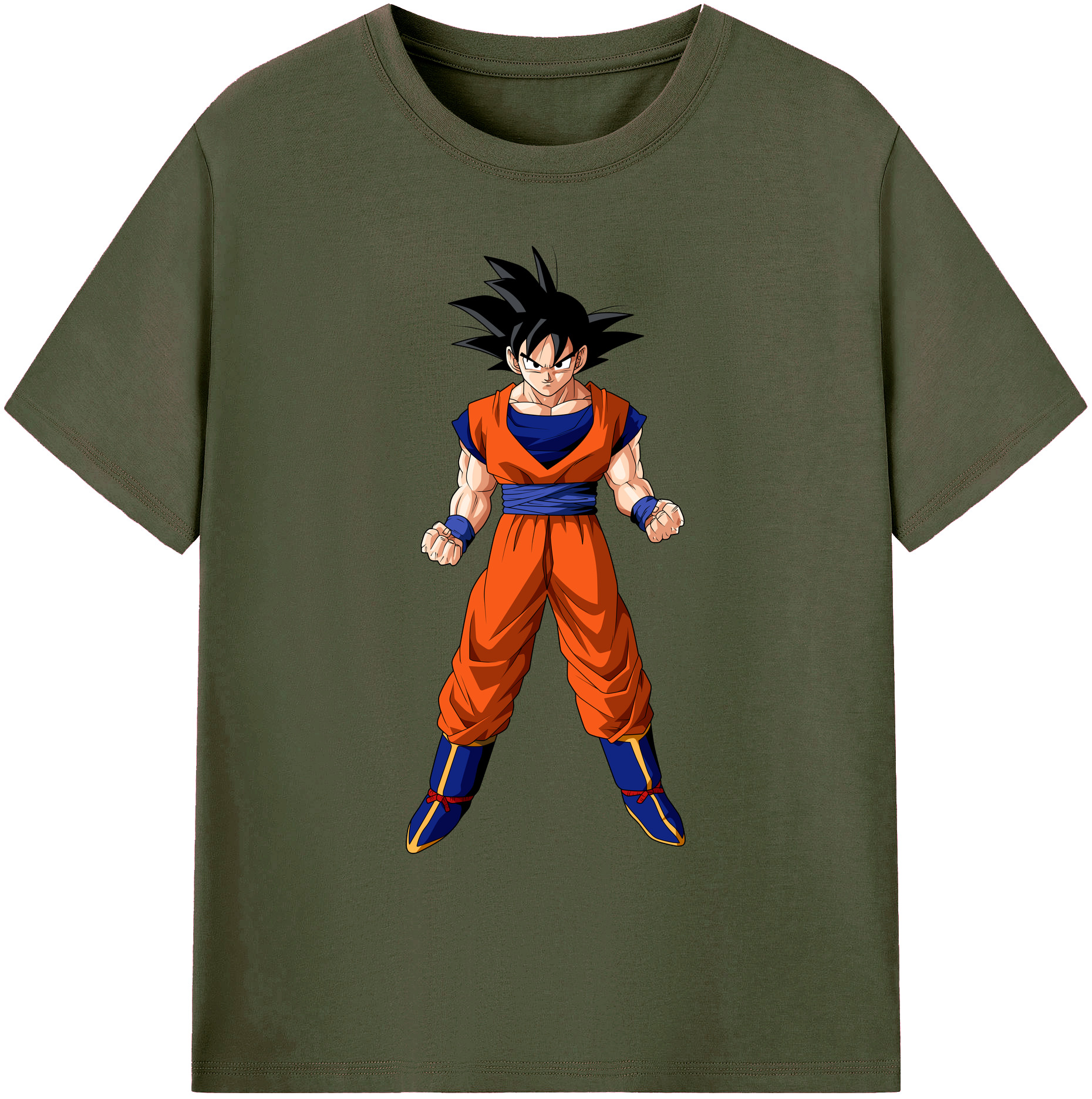 （画像用） ドラゴンボール 孫悟空（そん ごくう）Son Goku カカロット DRAGON BALL Kakarotto 綿100％ メンズ半袖Tシャツ｜肌触りやわらか＆通気性